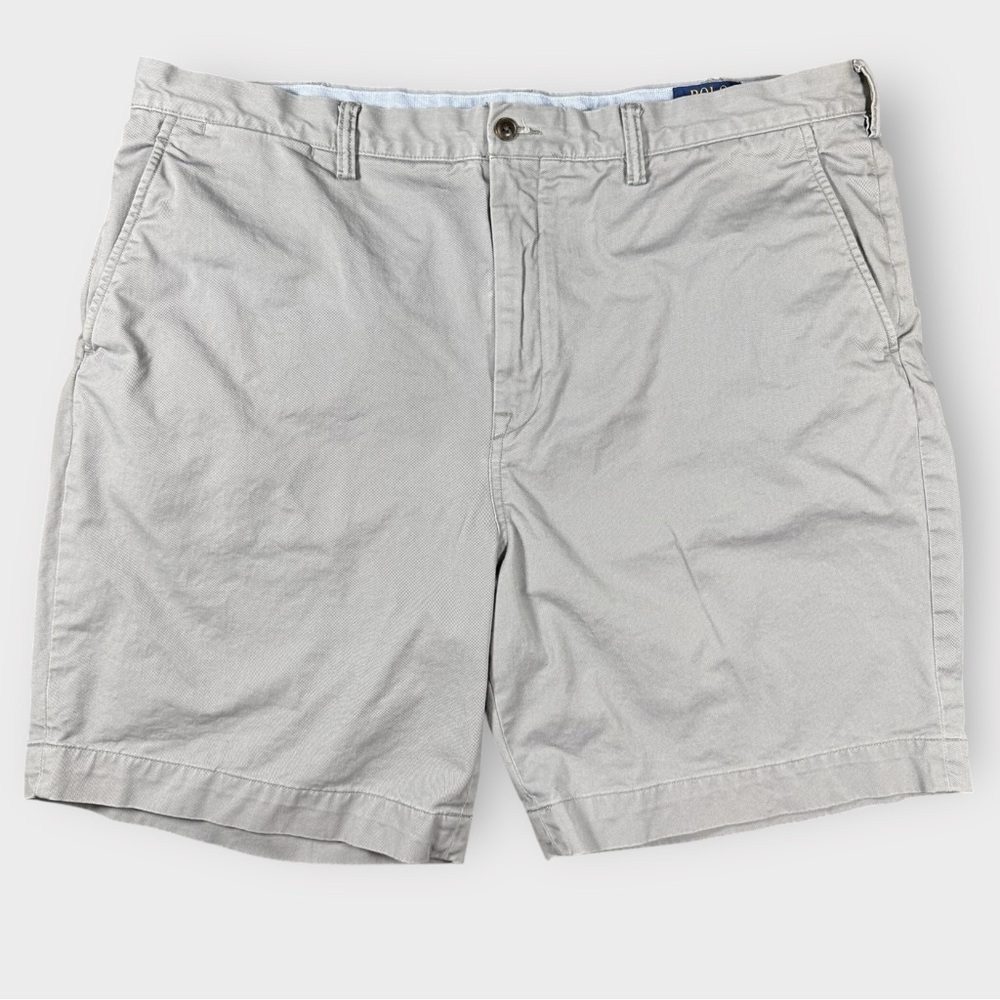 Polo‎ Ralph Lauren Chino Shorts Men’s 40 Gray 5-Pocket Stretch Classic Fit